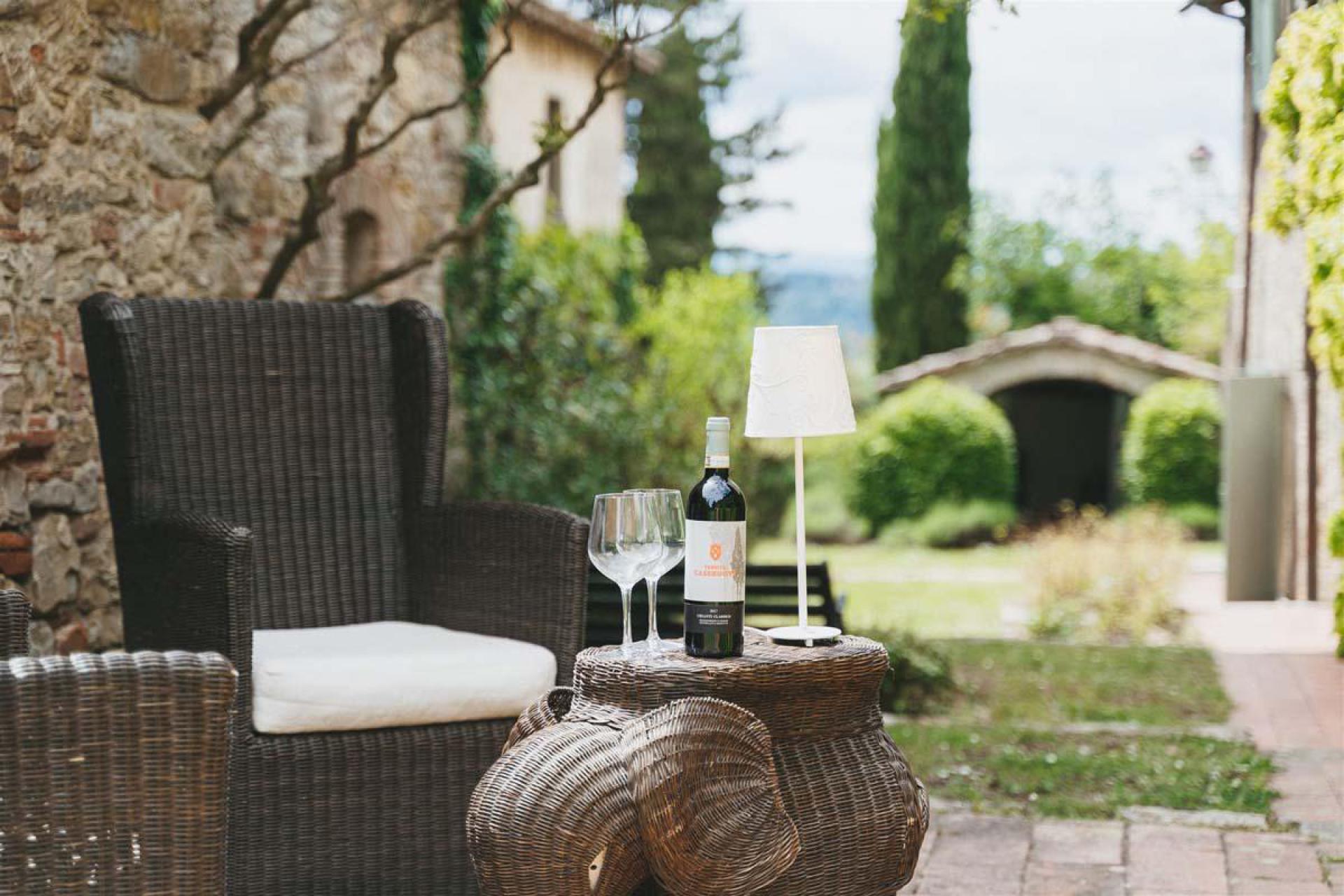 Agriturismo in the Chianti region between Florence and Siena