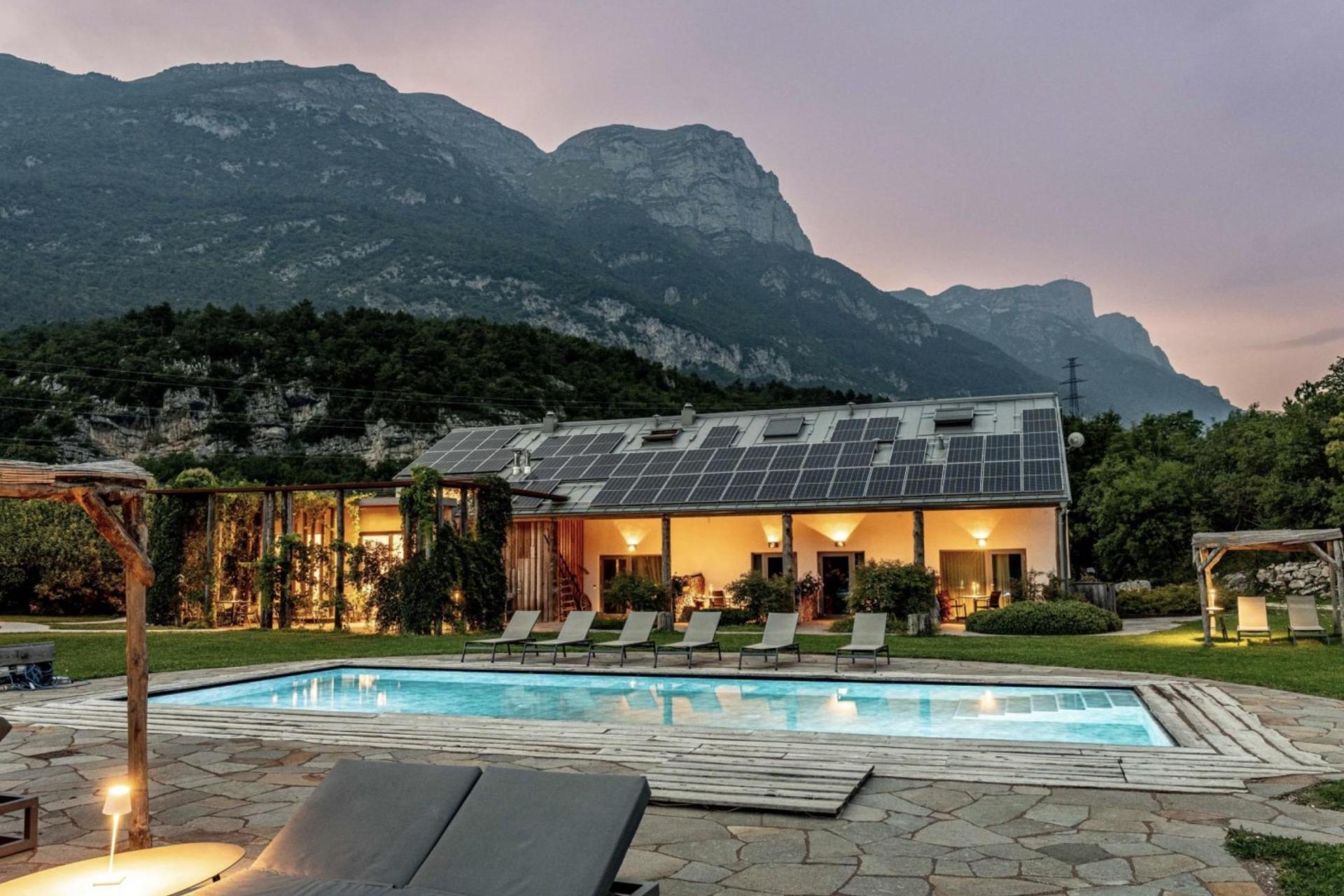 Agriturismo Dolomieten Biologische appel-agriturismo in de merenvallei van Trentino