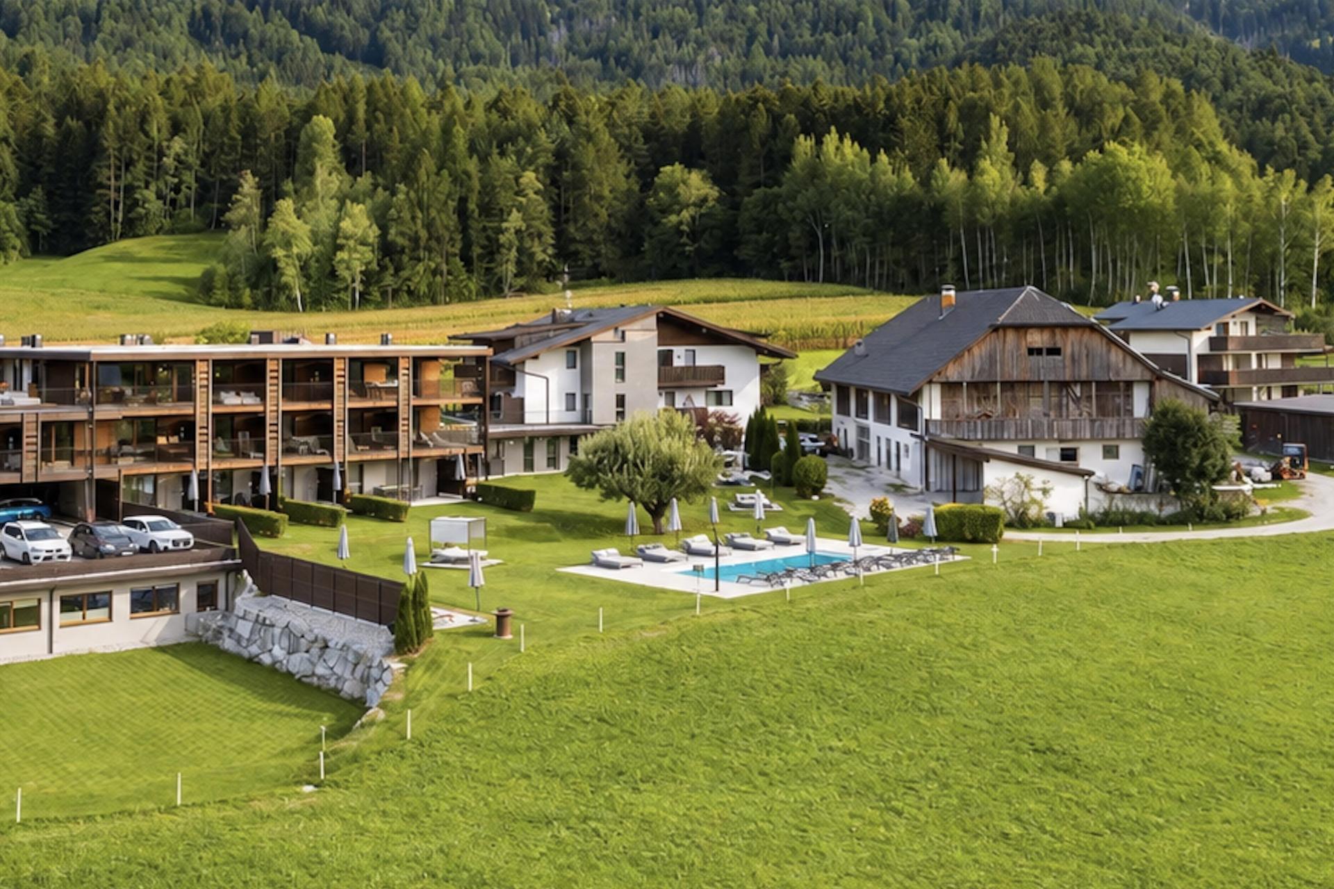 Agriturismo Dolomieten Residence Dolomieten op loopafstand van dorp en skilift