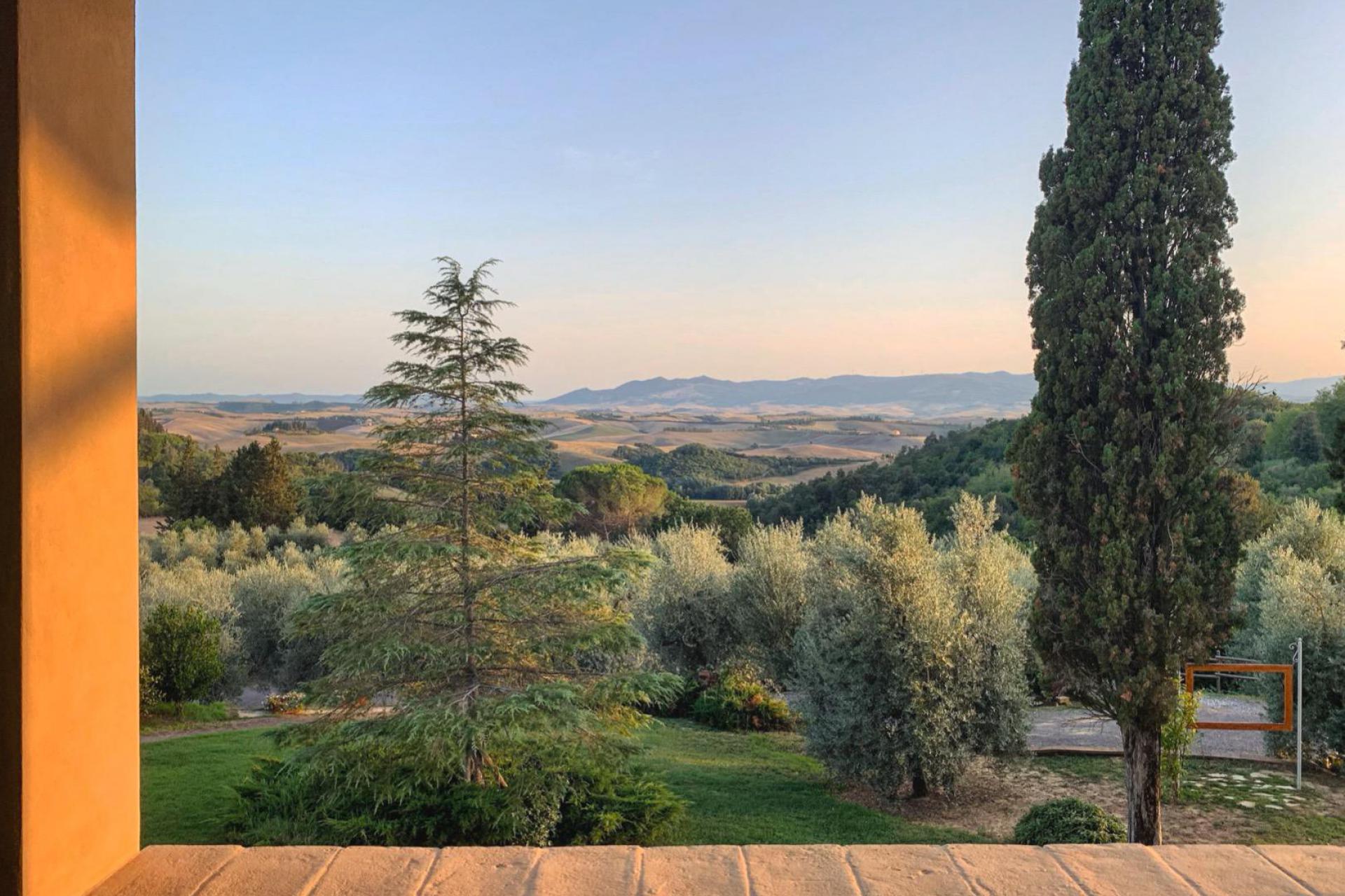 Quiet agriturismo in Tuscany between vineyards