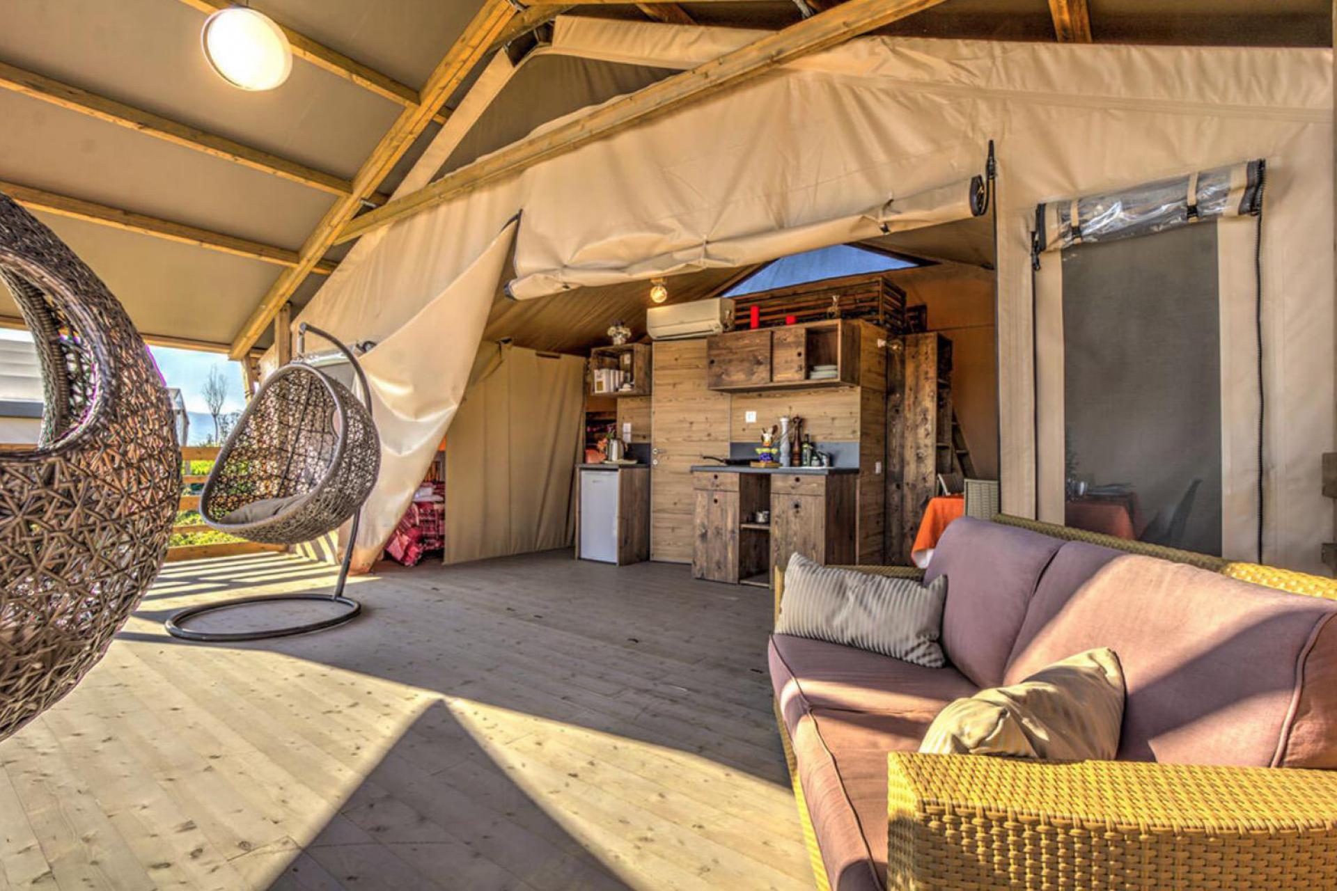 Family friendly glamping in Tuscany