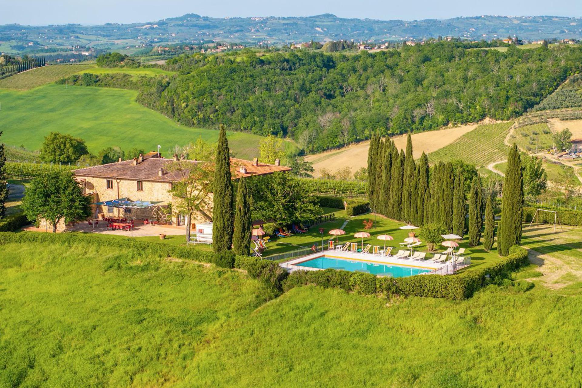 Authentic agriturismo in Tuscany with great views