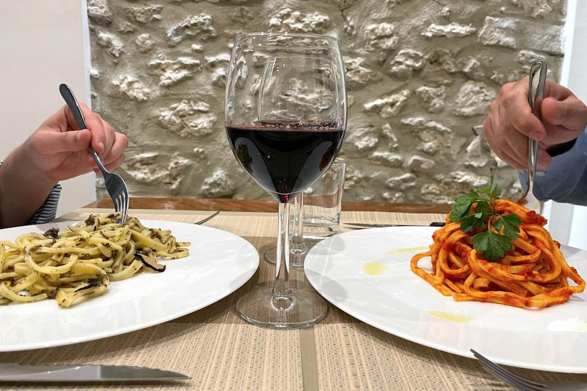 Authentic agriturismo with its own restaurant