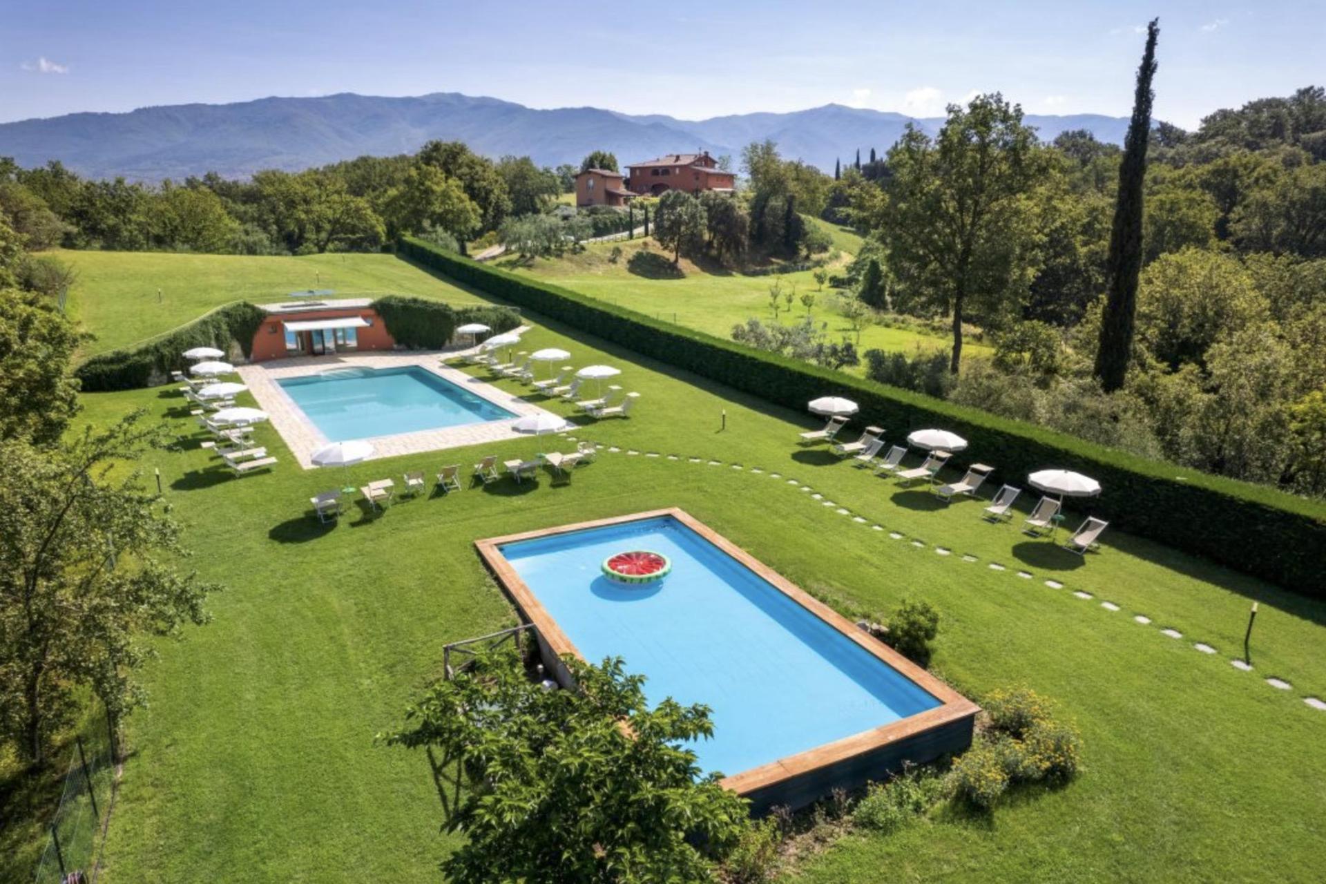 Agriturismo met design interieur in Toscane