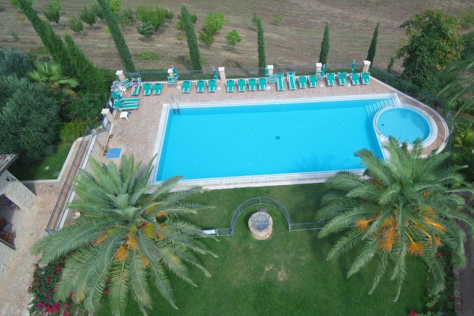Kindvriendelijke agriturismo in de heuvels van le Marche