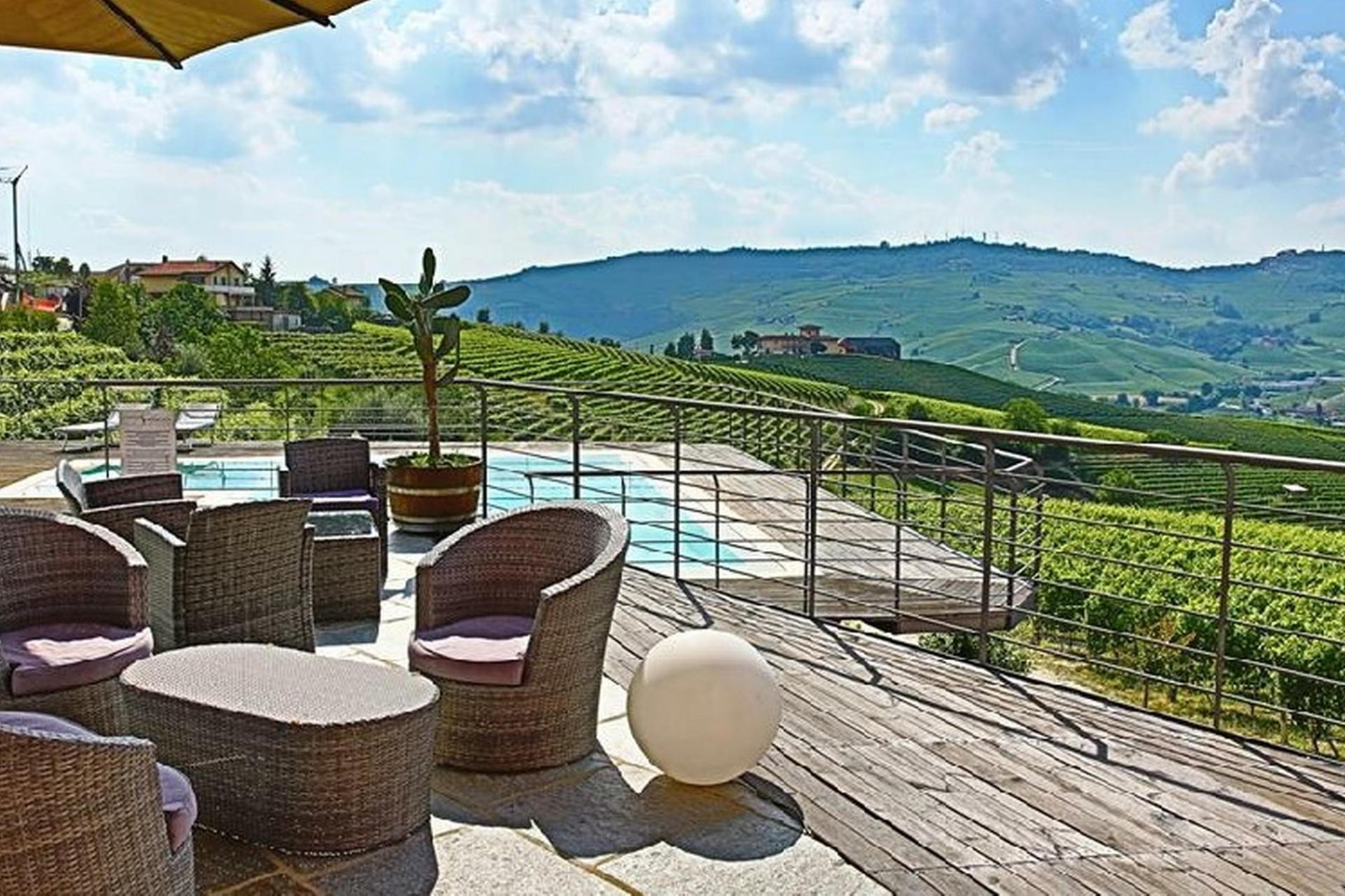 Gastvrije agriturismo tussen de wijngaarden in Piemonte