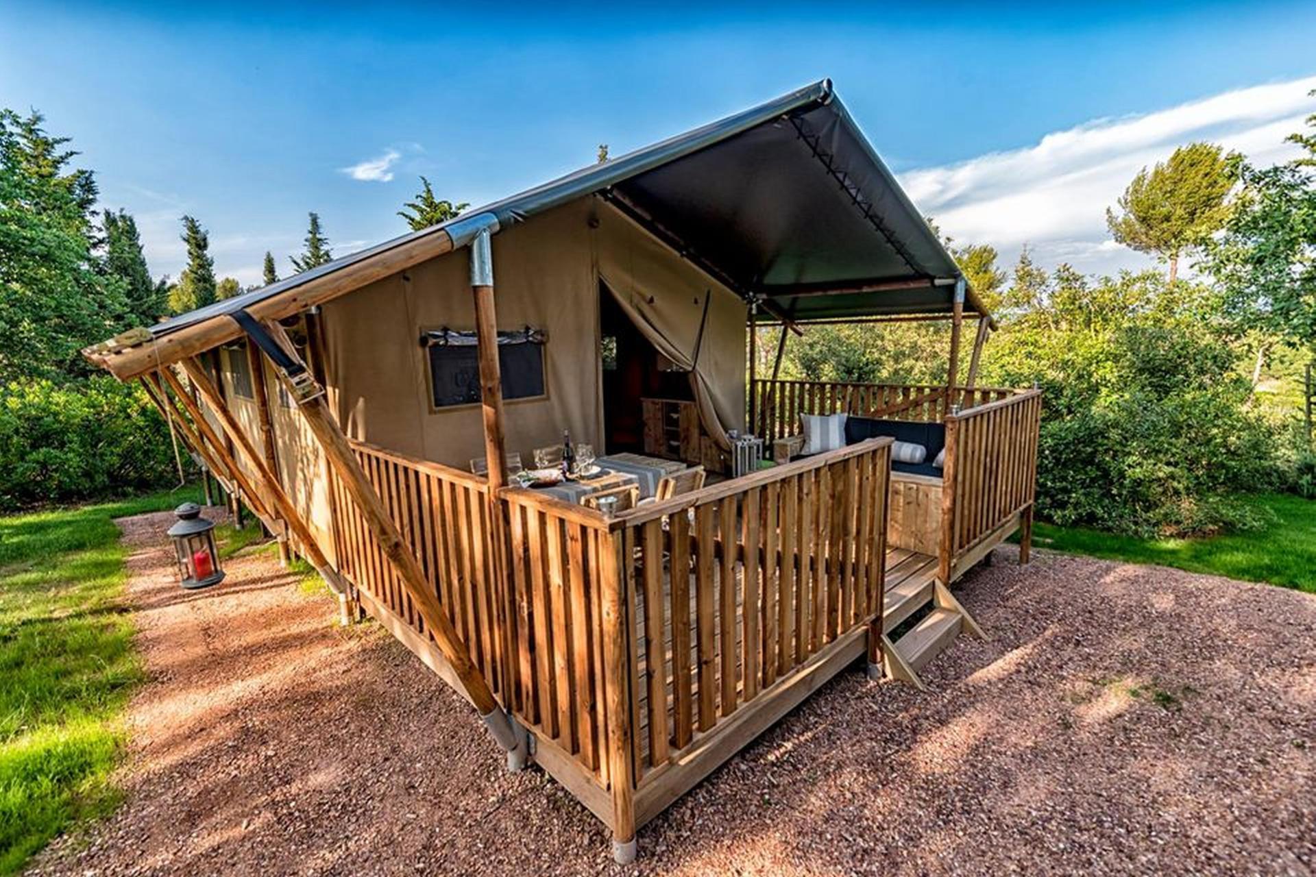 Glamping Toscane in een agriturismo 2 km van het strand