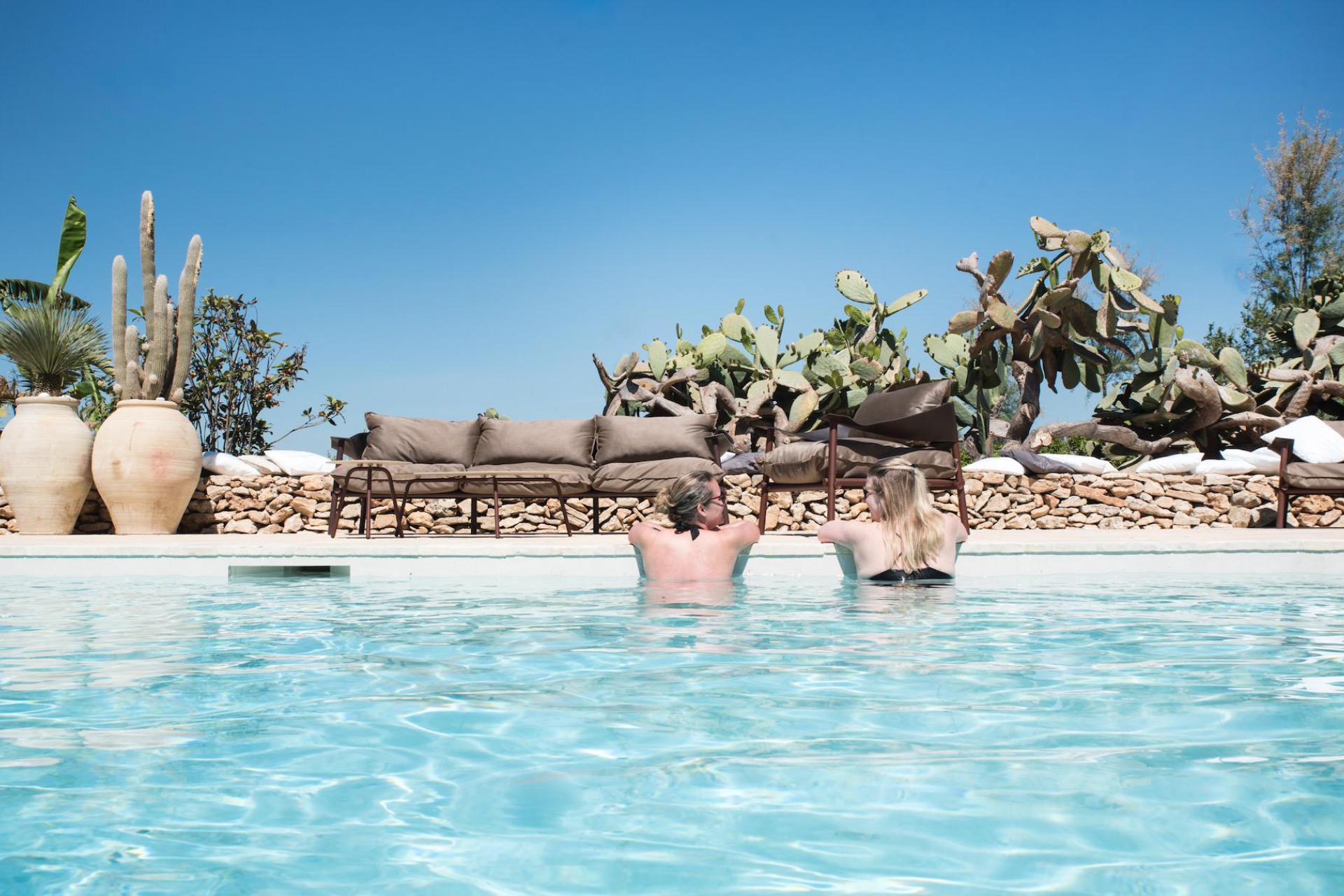 Kamers met een eigen mini relax pool