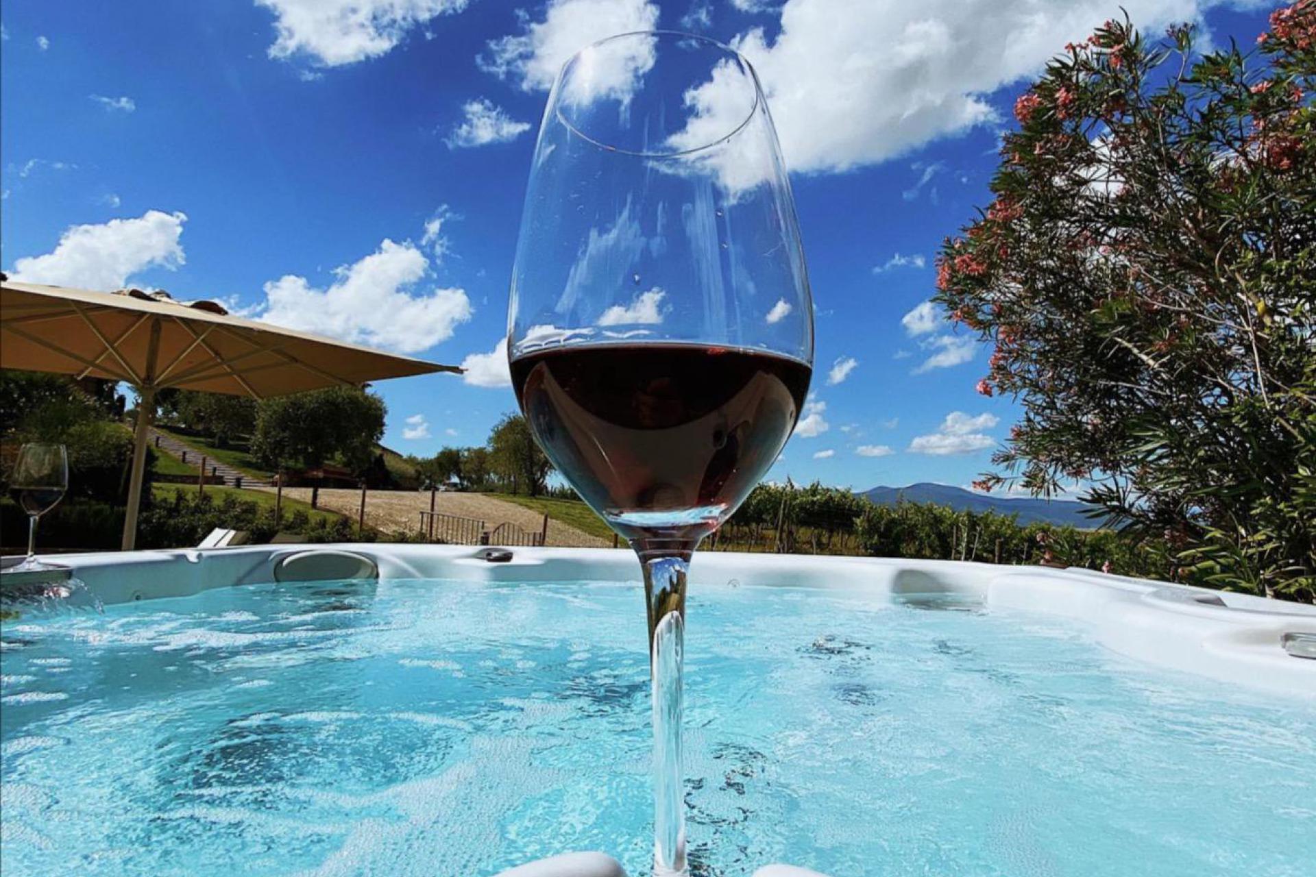Wijnhuis en luxe agriturismo bij Pisa
