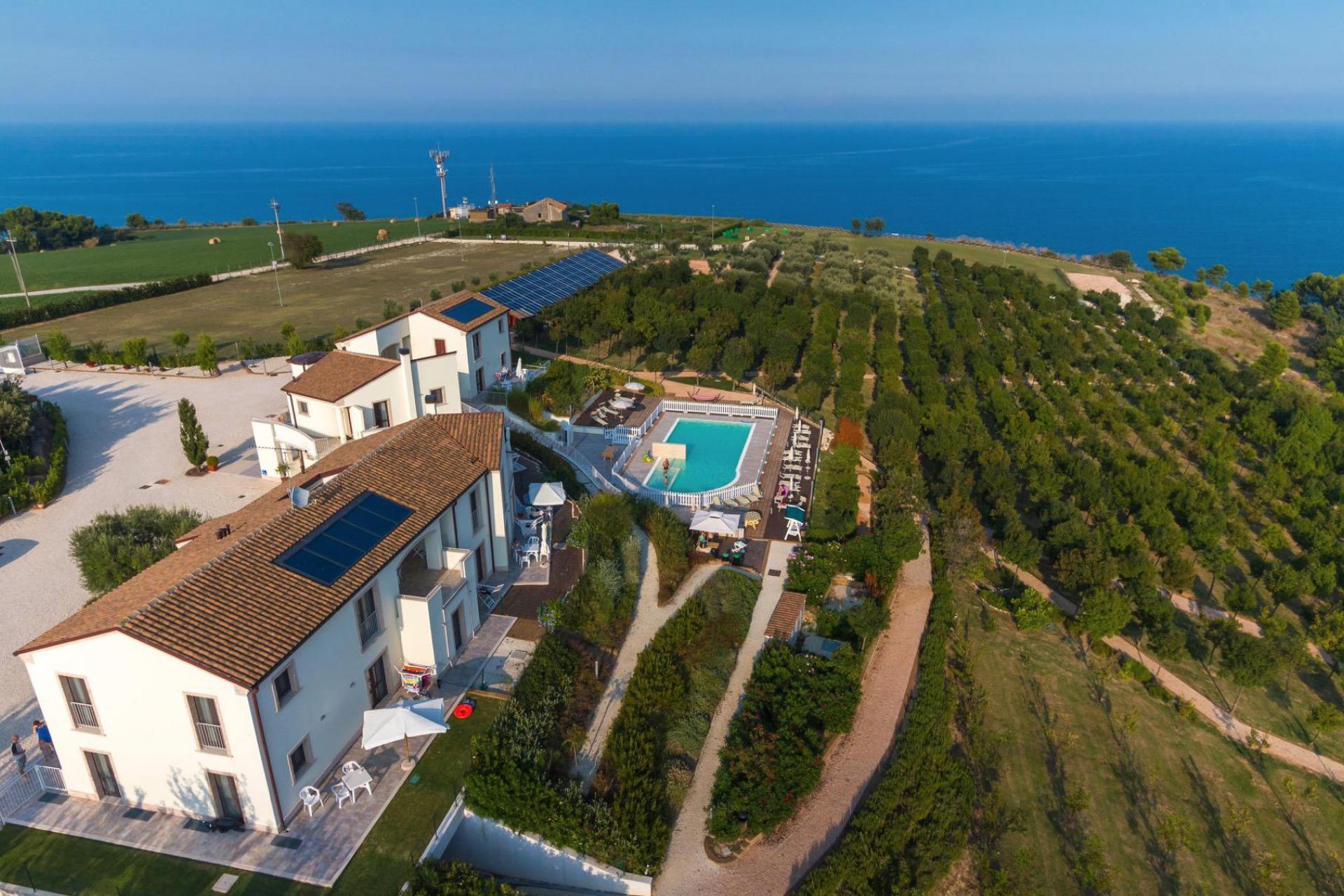 Kindvriendelijke agriturismo le Marche met zeezicht