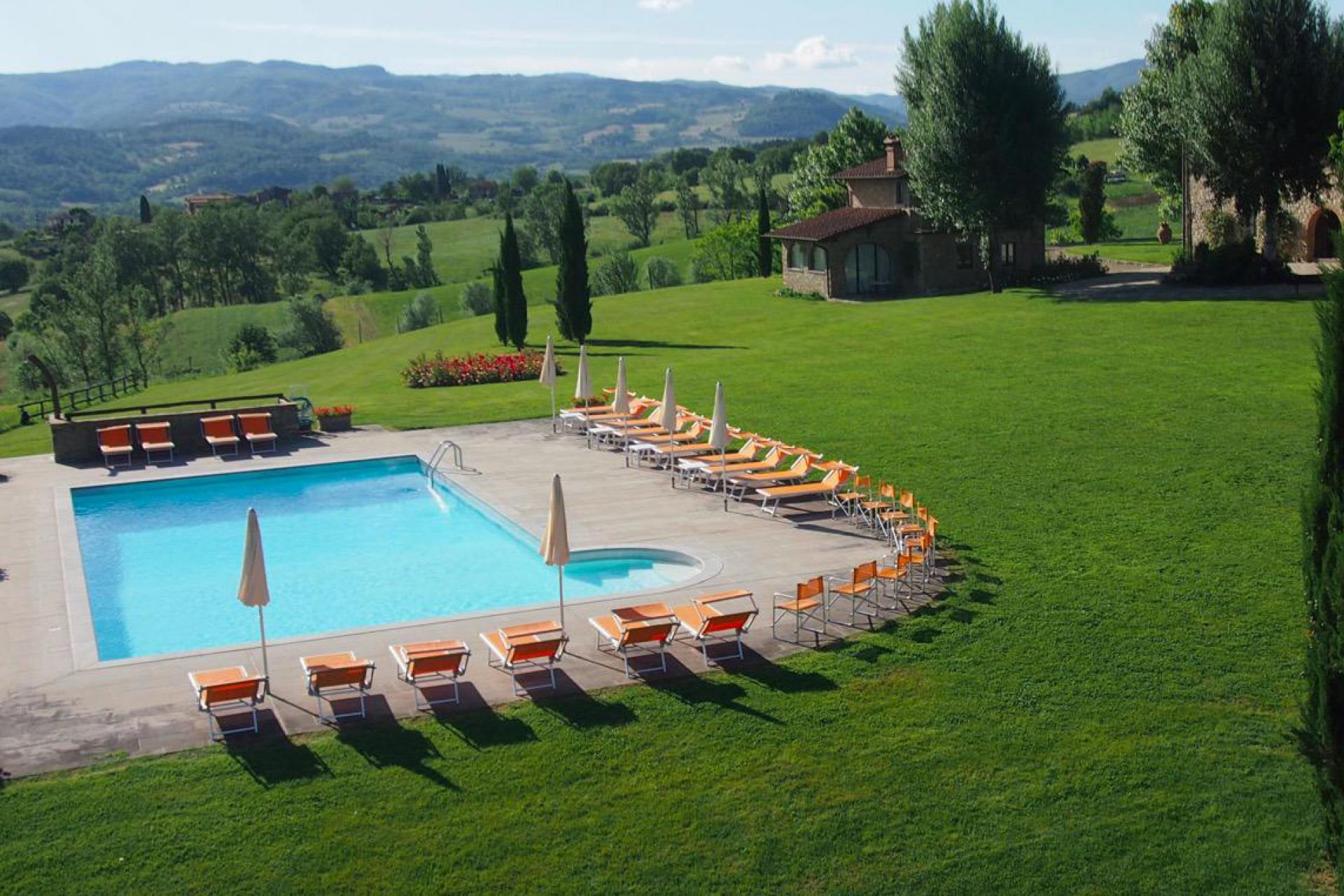Mooi gelegen agriturismo in het oosten van Toscane