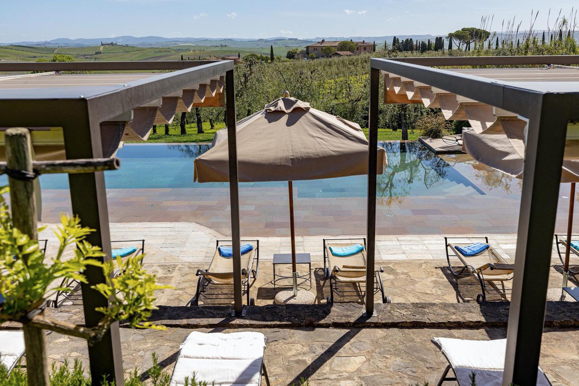 Luxe agriturismo tussen wijngaarden van de Brunello