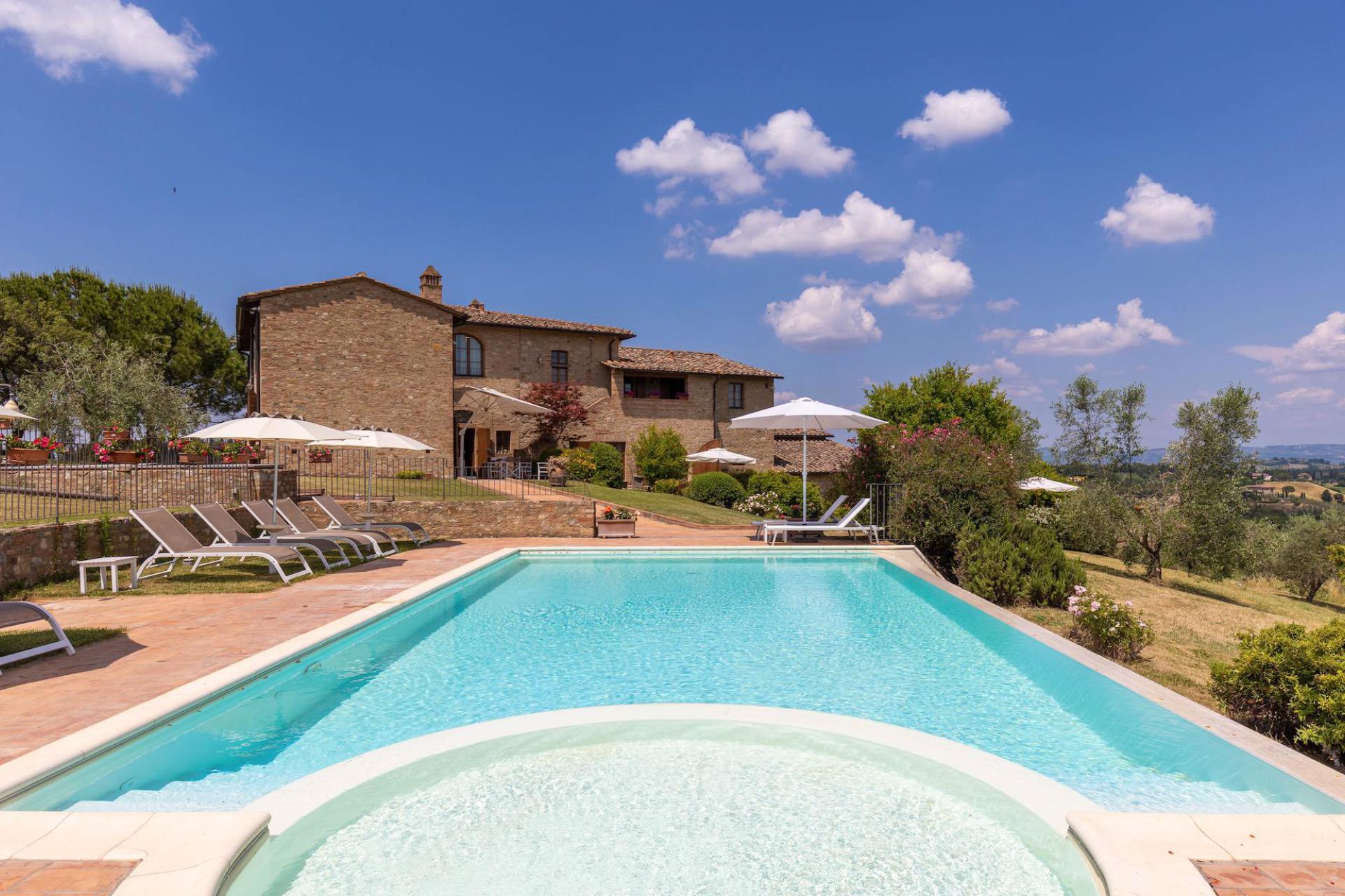 Elegante wijnboerderij en agriturismo bij San Gimignano