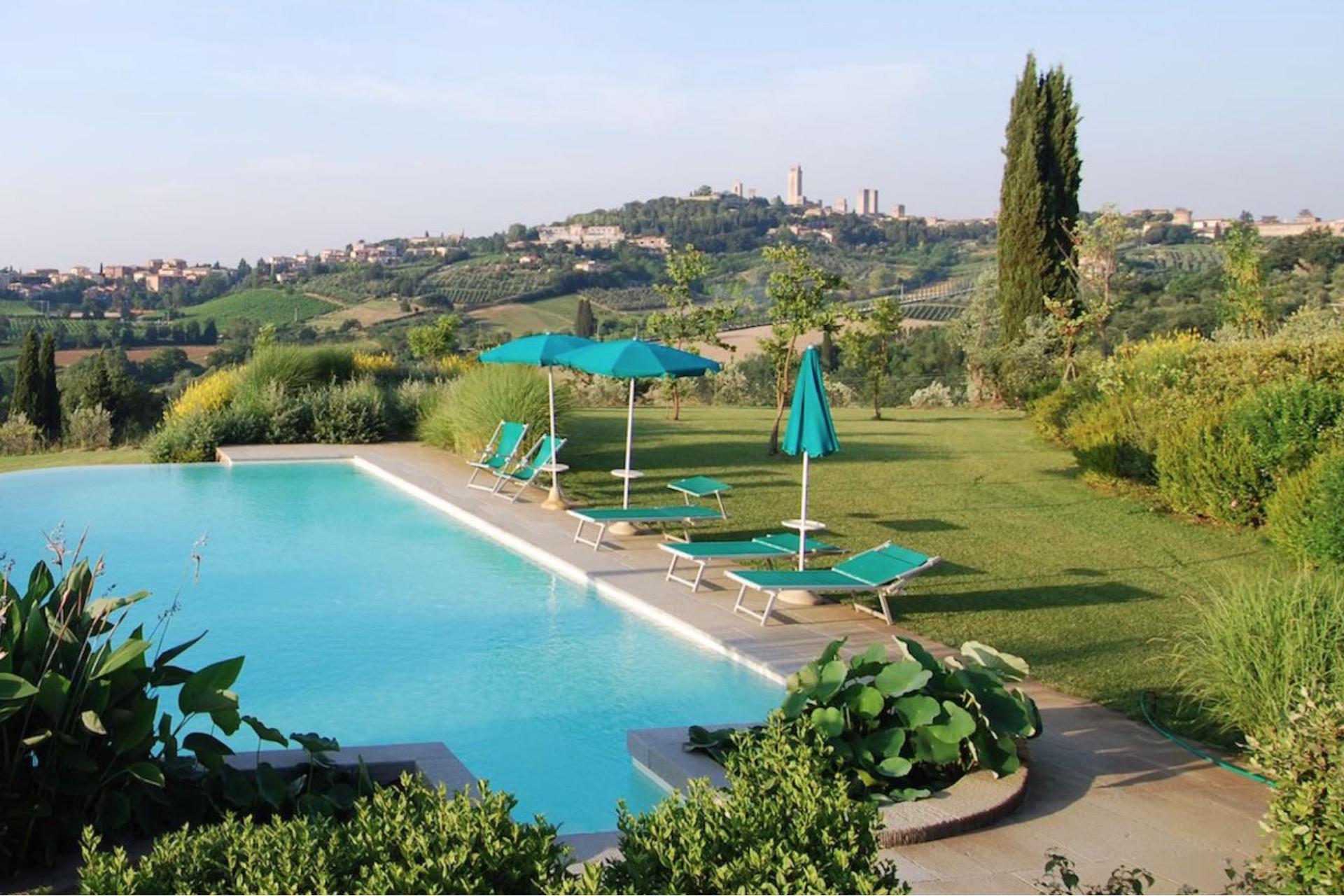 Agriturismo in Toscane met uniek uitzicht op San Gimignano