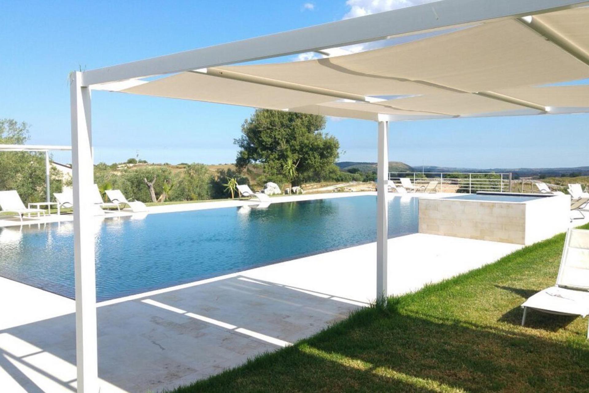 Siciliaanse agriturismo op het platteland