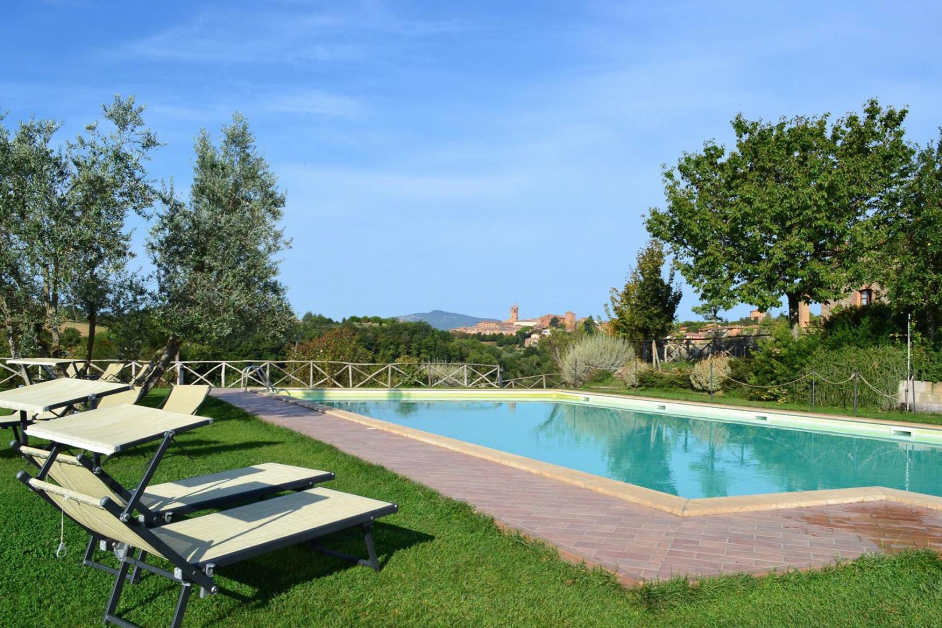 Agriturismo op loopafstand van een dorpje tussen Umbrië en Toscane