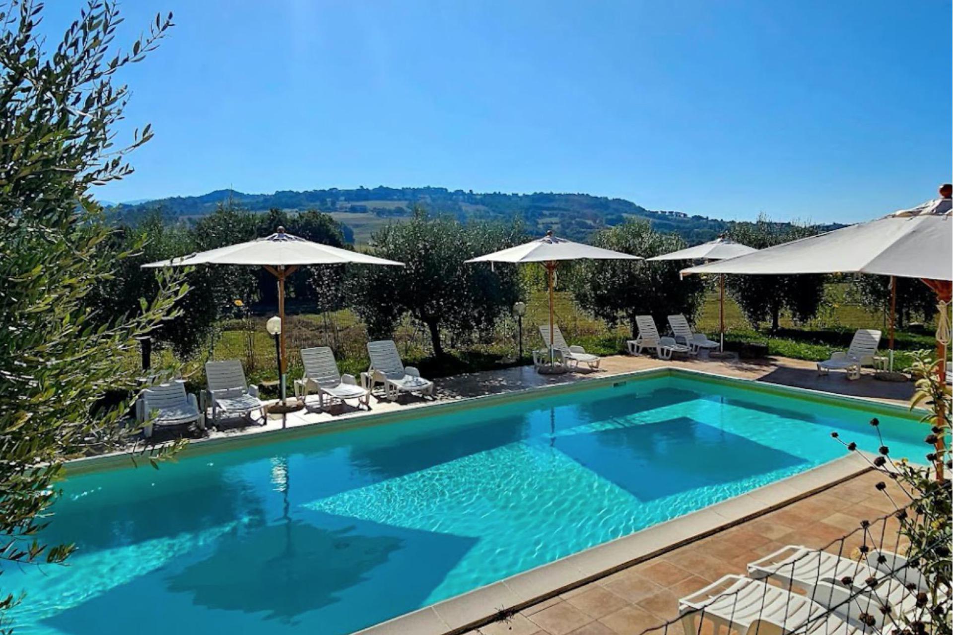 Gastvrije agriturismo in Umbrië met restaurant