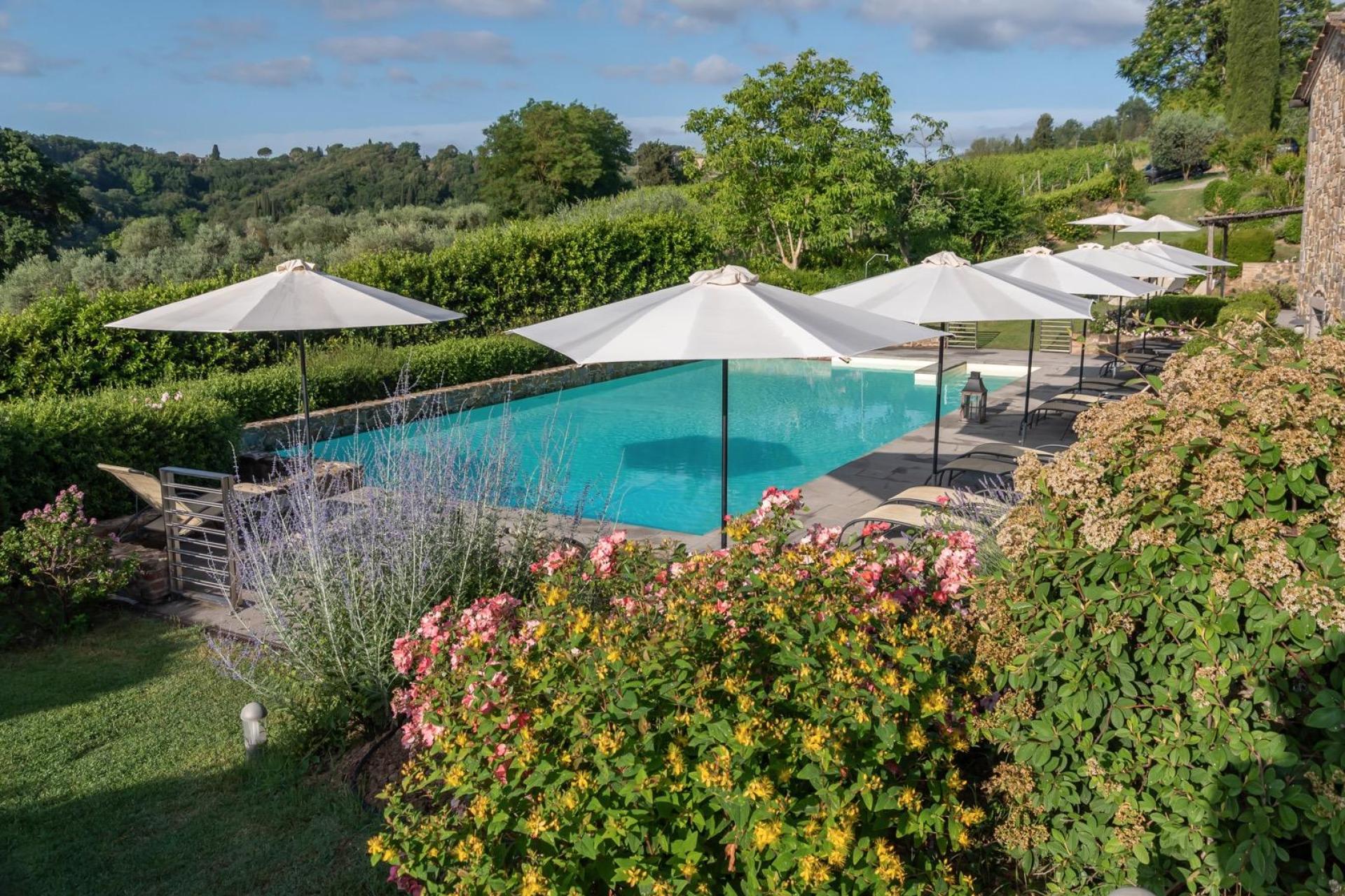 Agriturismo San Gimignano met romantisch interieur
