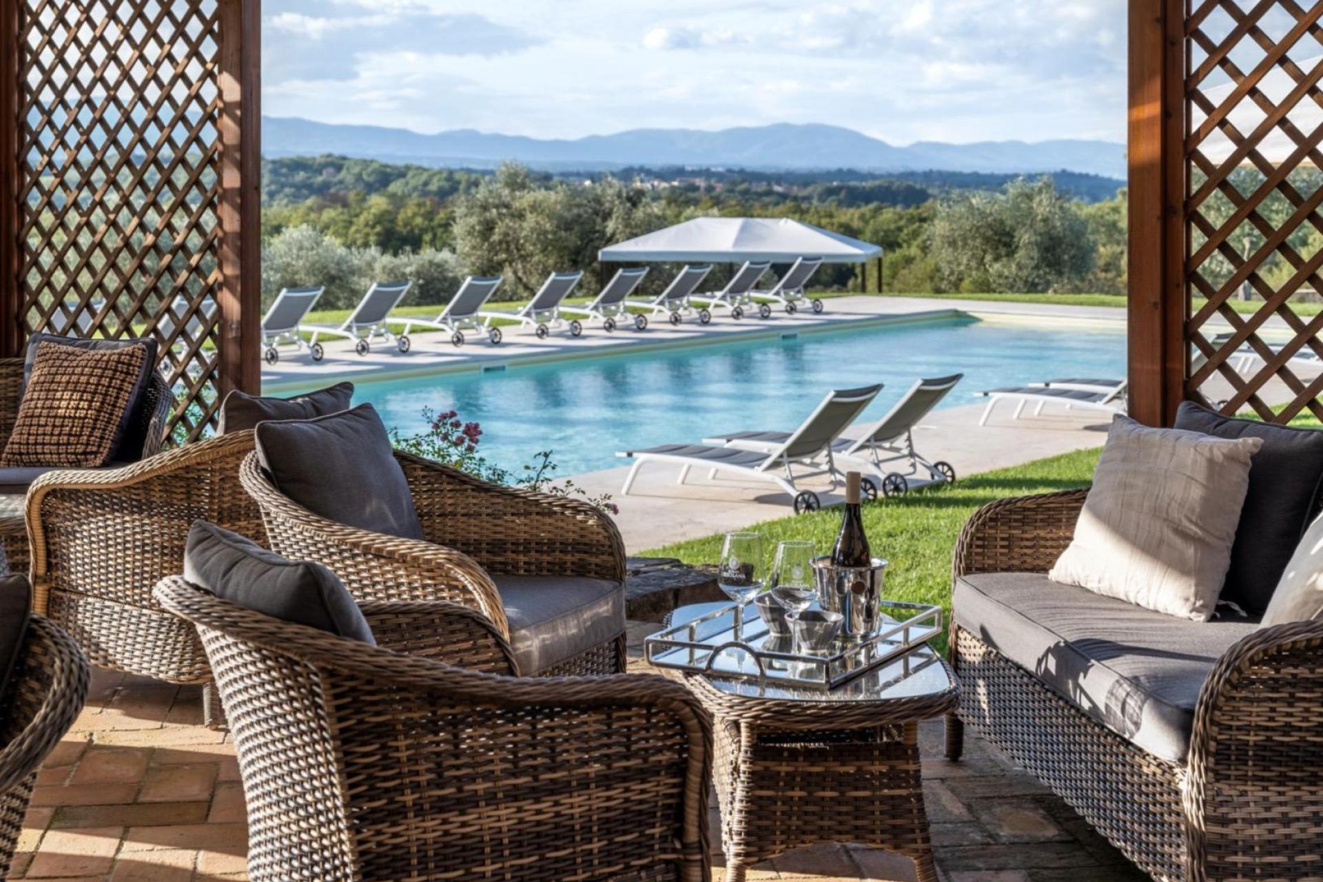 Centraal gelegen agriturismo in Toscane met restaurant en wijnbar