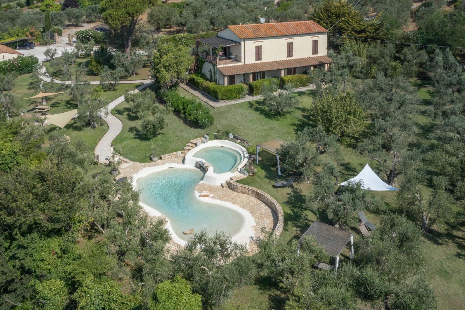 Gezellige agriturismo aan de Toscaanse kust