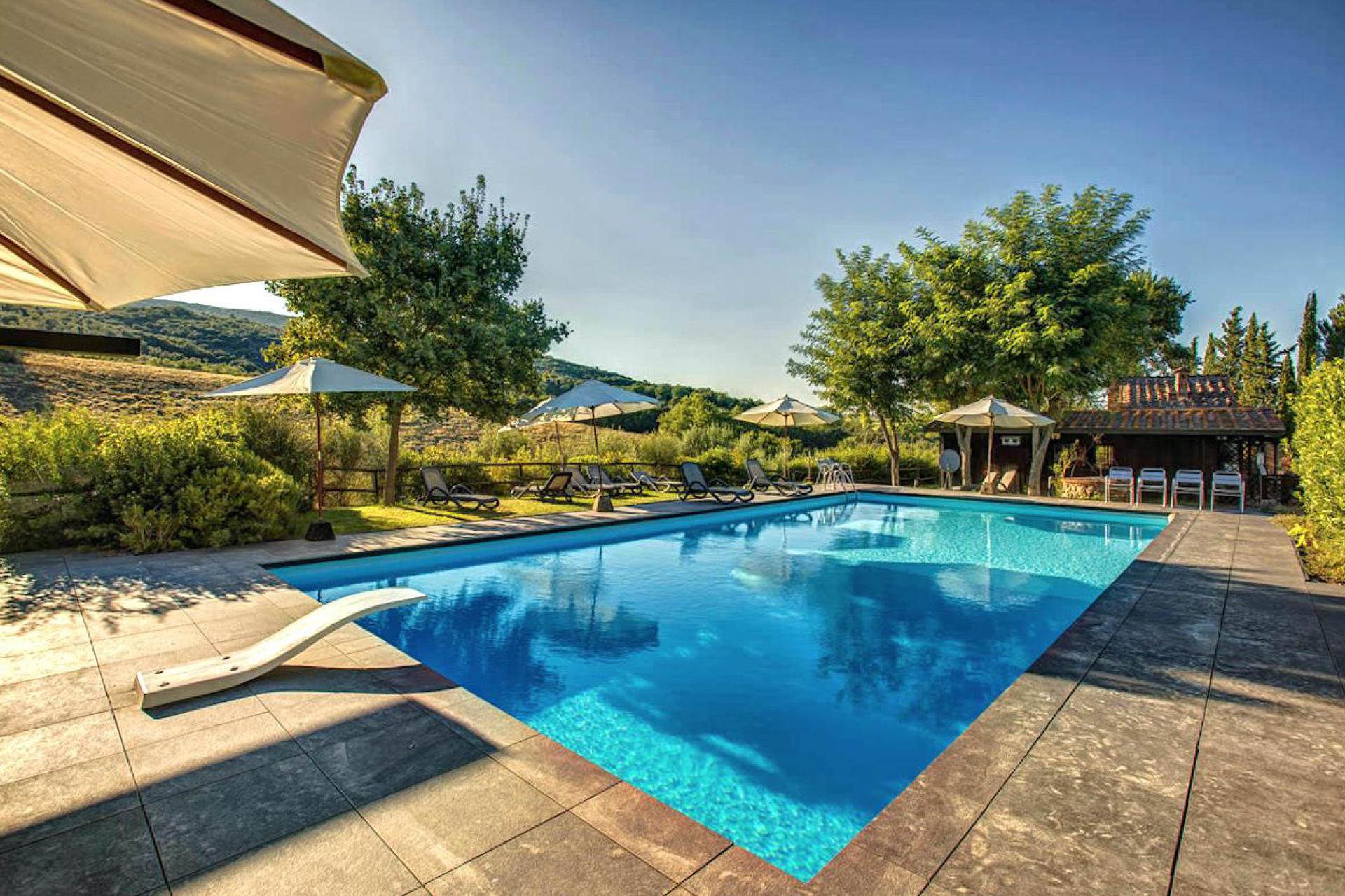 Agriturismo met restaurant bij San Gimignano, Toscane