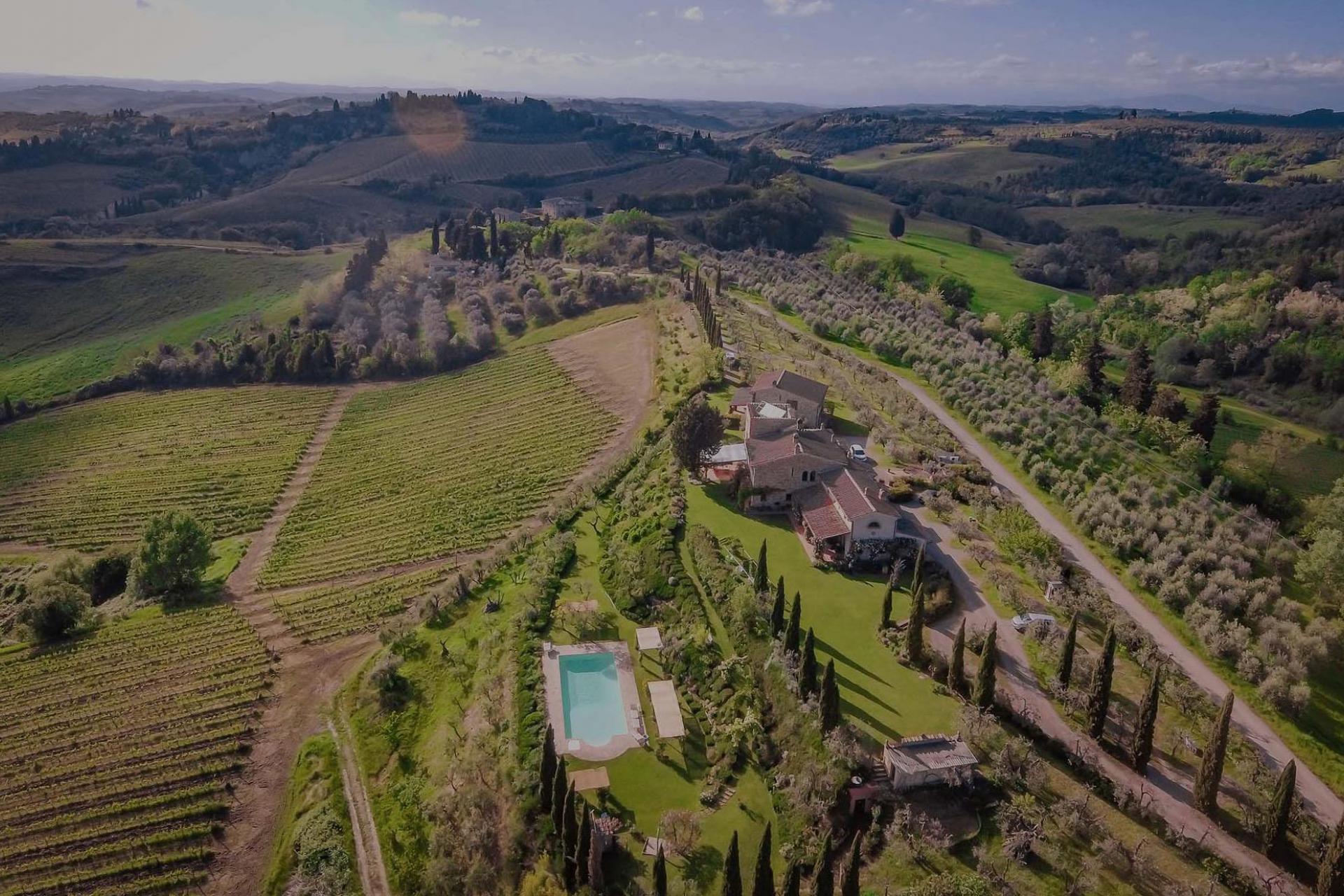 Agriturismo in olijfgaard met super uitzicht in Toscane