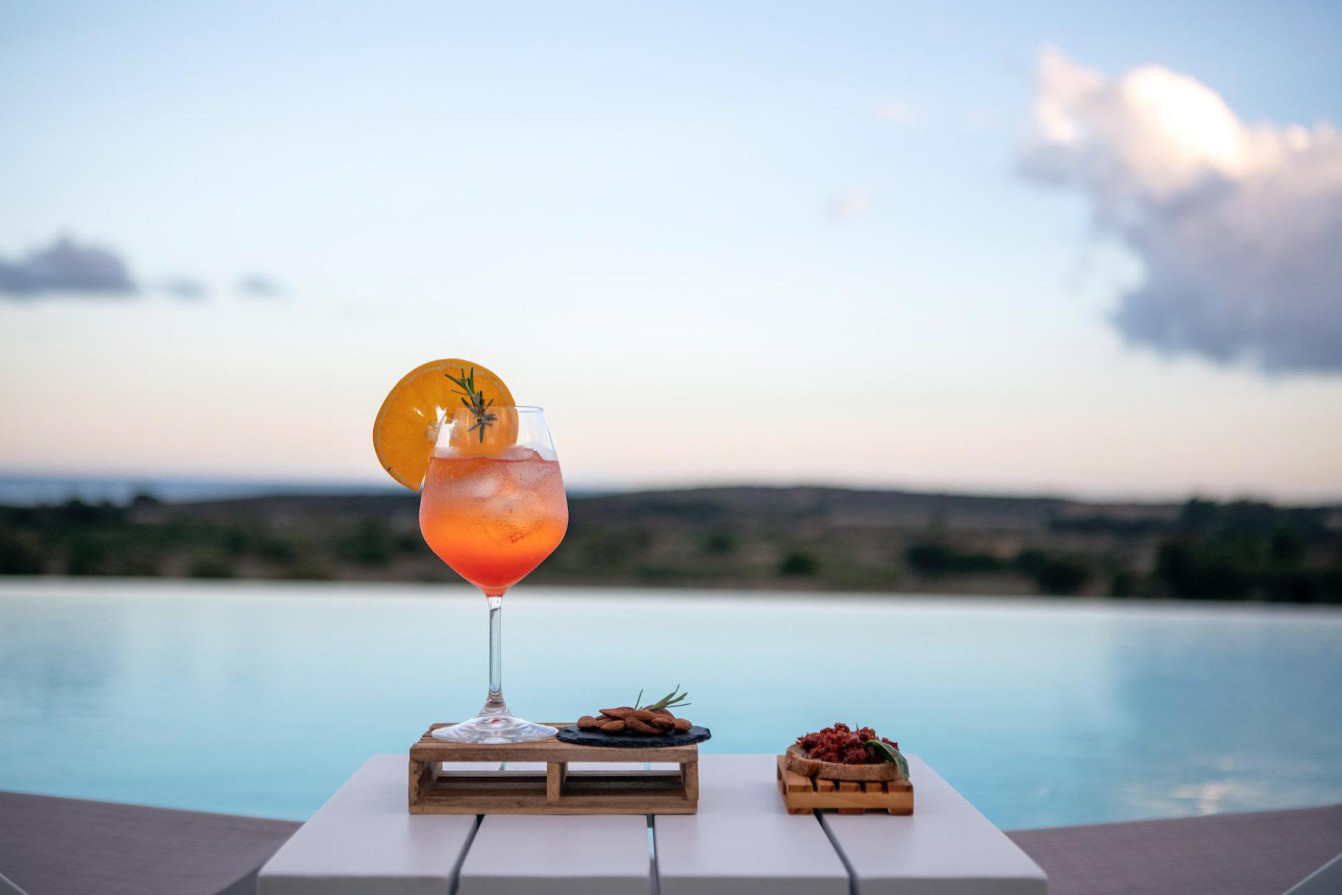 Biologische agriturismo Sicilië met uitzicht op zee